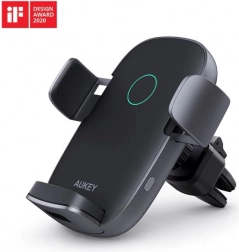 Aukey wireless car mount with Qi charging 10 W