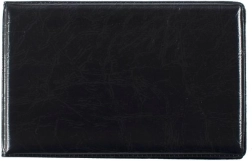 Card Holder Black Plastic Cover for Documents