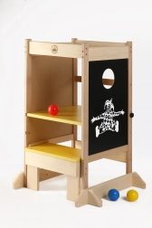 Tour d’apprentissage multifonction en bois massif