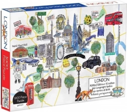 Puzzle mappa di Londra 1000 pezzi