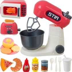 Set da cucina per bambini 26 pz ISO Trade – frullatore, tostapane e microonde con accessori