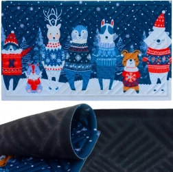 Božićni ulazni otirač RUHHY 75 × 45 cm