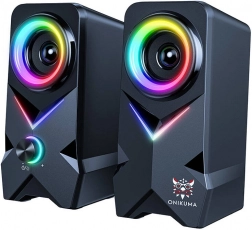 Altoparlanti da gioco Onikuma con illuminazione RGB