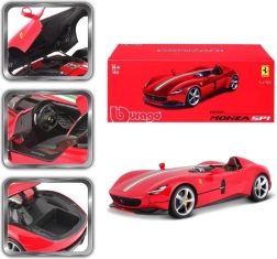 Bburago Ferrari Monza SP1 rdeč model avtomobila 1:18