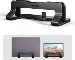 AXAGON STND-VB aluminum vertical laptop stand 10–17.3", black