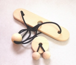 Wooden Puzzle Knot on Board