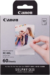 Set di inchiostro e carta per stampante Canon SELPHY QX20