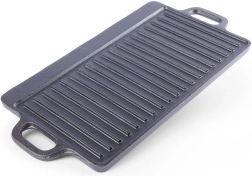 Plaque de grill en fonte réversible 45,5 × 23 cm ORION