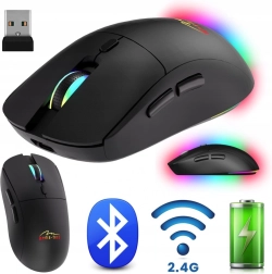 mouse wireless 2in1 silent & recharge