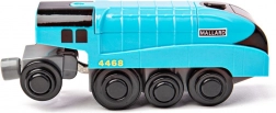 Locomotiva elettrica Mallard blu