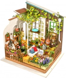 RoboTime miniature house – DIY garden terrace kit with LED
