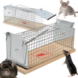 Humane Rat Trap - Large Metal Cage XL