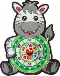 Safe velcro dartboard in the shape of an animal