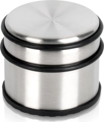 Stainless steel doorstop, silver 9.5 cm