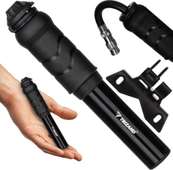 TRIZAND hand bicycle pump with frame mount, 7 bar - 1 piece