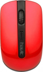 Wireless Mouse Havit Red and Black