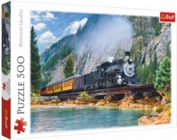 Mountain Train Puzzle 500 Pieces Trefl