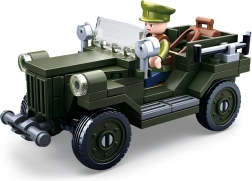 Set costruttivo jeep militare Sluban GAZ 67