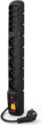 Power Strip S10 3M Black 10 Outlets