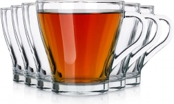 Skodelice za kavo in čaj z ročajem 250 ml, komplet 6 kosov Vilde