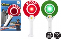 Police Paddle Plastic with Light