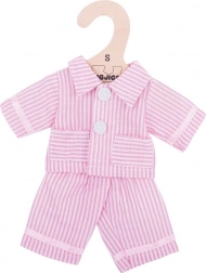Bigjigs Toys pink pajamas for dolls 28 cm