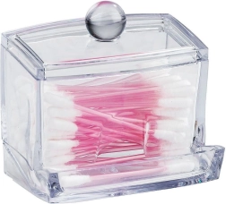 Distributeur de coton-tiges en acrylique ORION