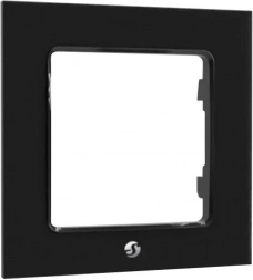 Rámik pre vypínače Shelly jednoduchý čierny