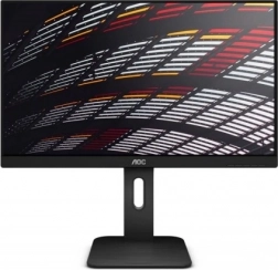Monitor AOC 24P1 IPS med DVI, DP, HDMI, Pivot, Højttalere