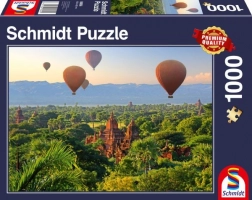 Puzzle Hot Air Balloons Over Mandalay 1000 Pieces