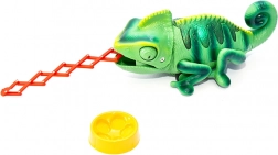 Interactive Green Chameleon with Remote Control and LED Lights