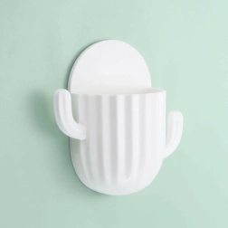 Samoprzylepny organizer ścienny na szczoteczki i pędzle