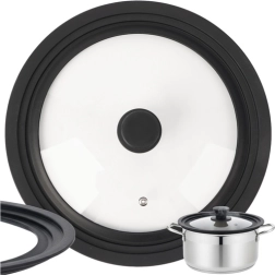 Univerzální silikonovo‑skleněná poklice 3 v 1 RUHHY 28/30/32 cm