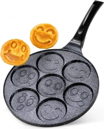 Granite egg pan with 7 holes BASIC LINE 26 cm