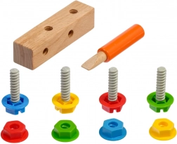 Lucy & Leo screws and nuts – Montessori play set