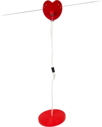 Teleferica con altalena a disco small foot 25 m