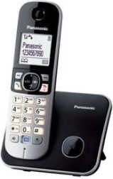 Telefono cordless PANASONIC KX‑TG6811, nero