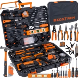 Sada nářadí BIGSTREN 168 ks v kufru s ráčnou 3/8” 72T