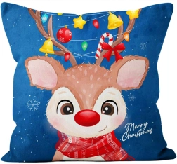 BQ68B REINDEER PILLOWCASE