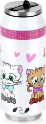 Thermos a forma di lattina con gattini 400 ml