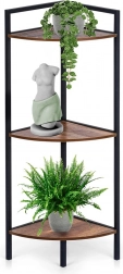 Metal corner shelf unit 23.5 × 23.5 × 76 cm
