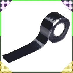 ruban d’étanchéité en silicone auto-fusionnant, noir 25 mm × 3 m