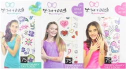 Tatuaggi temporanei per ragazze – set da 75 motivi