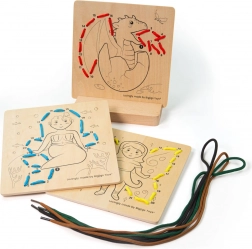 Bigjigs Toys provlačenje prema brojevima – bajke