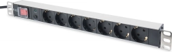 Stroomverdelingslijst PDU 19" rack met 7x Schuko-stopcontacten, 2,0 m