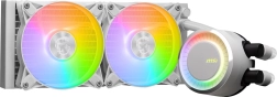 MSI MAG CORELIQUID E240 White – dissipatore AIO da 240 mm con 2 ventole ARGB