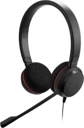 Jabra Evolve 20 headset stereo con USB‑A/USB‑C (MS)