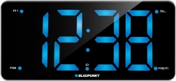 FM PLL clock radio with USB and large display