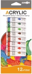 Colori acrilici 12×12 ml in scatola