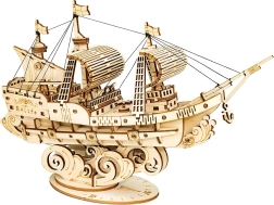 Puzzle in legno 3D Barca a vela ROBOTIME Rolife 118 pezzi